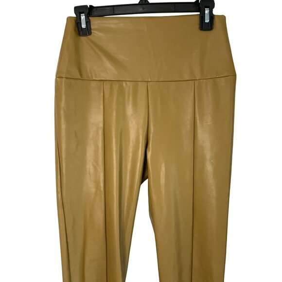 Norma Kamali Spat Legging in Woods Small New Womens Vegan Faux Leather - Picture 6 of 15